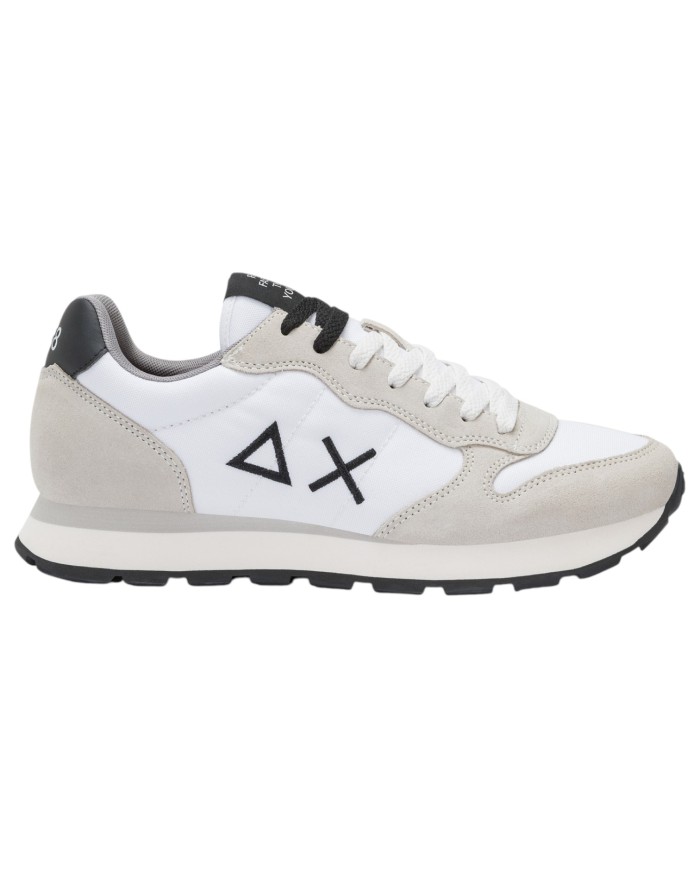 Sneakers Uomo Sun 68 Δ X Tom Solid Mesh Suede Bianco