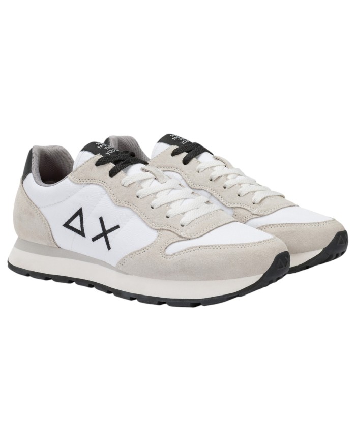 Sneakers Uomo Sun 68 Δ X Tom Solid Mesh Suede Bianco