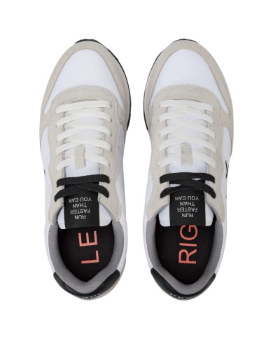 Sneakers Uomo Sun 68 Δ X Tom Solid Mesh Suede Bianco
