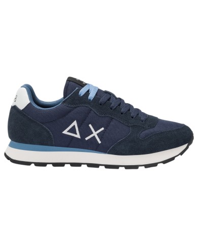 Sneakers Uomo Sun 68 Δ X Tom Solid Mesh Suede Navy Blue