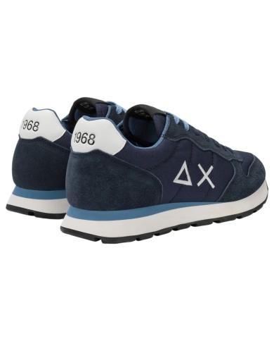 Sneakers Uomo Sun 68 Δ X Tom Solid Mesh Suede Navy Blue