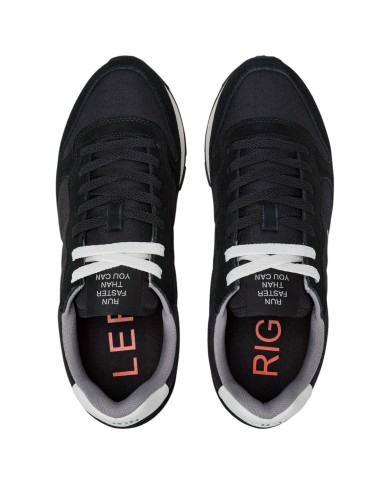Sneakers Uomo Sun 68 Δ X Tom Solid Mesh Suede Nero