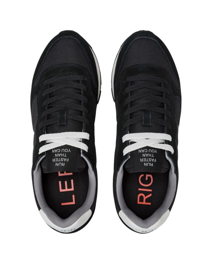 Sneakers Uomo Sun 68 Δ X Tom Solid Mesh Suede Nero