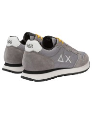 Sneakers Uomo Sun 68 Δ X Tom Solid Mesh Suede Grigio Medio