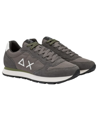 Sneakers Uomo Sun 68 Δ X Tom Solid Mesh Suede Grigio Scuro