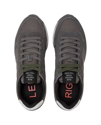 Sneakers Uomo Sun 68 Δ X Tom Solid Mesh Suede Grigio Scuro