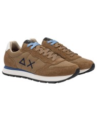 Sneakers Uomo Sun 68 Δ X Tom Solid Mesh Suede Volpe Beige