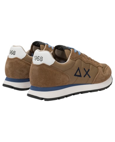 Sneakers Uomo Sun 68 Δ X Tom Solid Mesh Suede Volpe Beige
