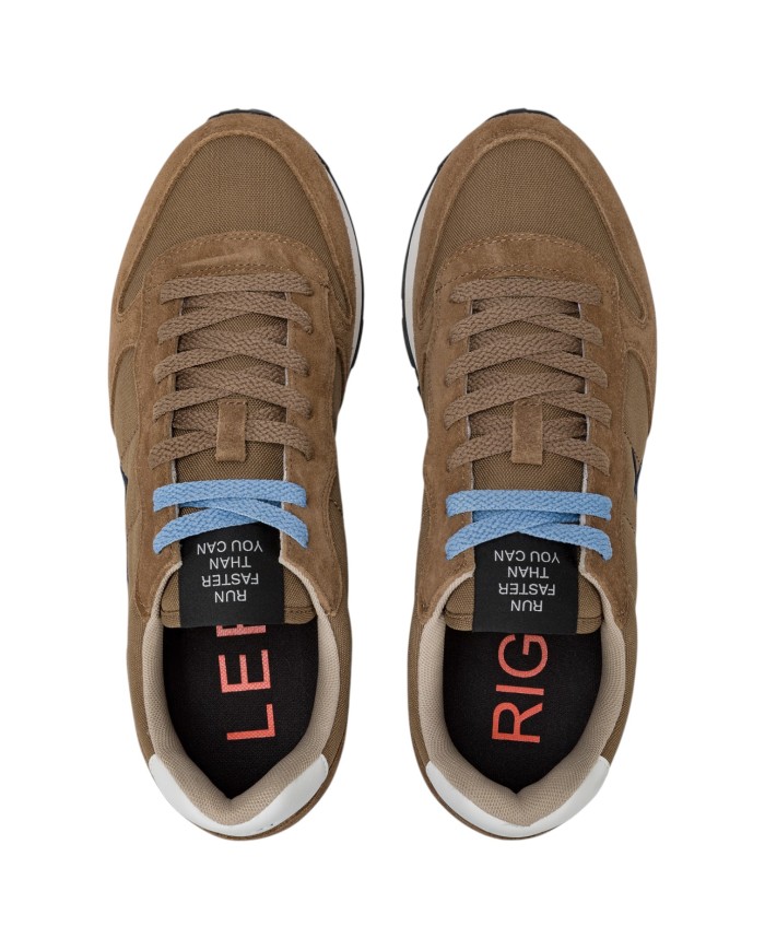 Sneakers Uomo Sun 68 Δ X Tom Solid Mesh Suede Volpe Beige