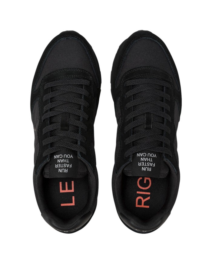 Sneakers Uomo Sun 68 Δ X Tom Solid Mesh Suede Nero Grigio Scuro