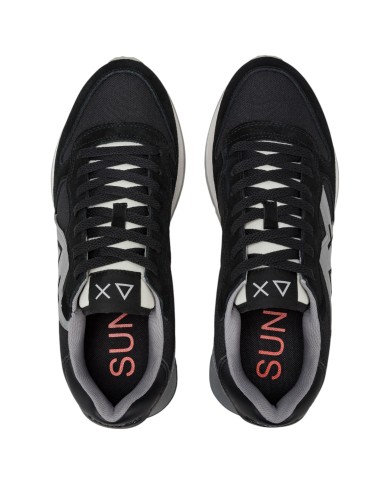 Sneakers Uomo Sun 68 Δ X Jaki Solid Suede Leather Nero