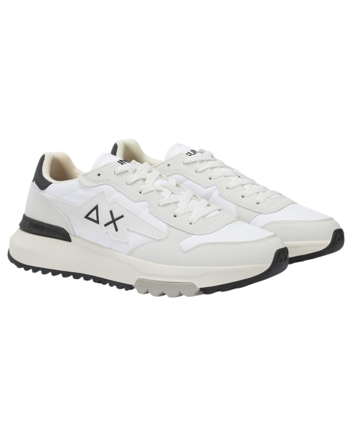 Sneakers Uomo Sun 68 Δ X Niki 2.0 Solid Leather Bianco