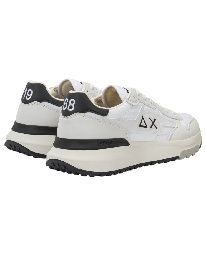 Sneakers Uomo Sun 68 Δ X Niki 2.0 Solid Leather Bianco