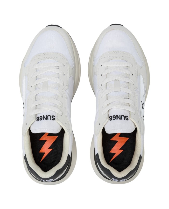 Sneakers Uomo Sun 68 Δ X Niki 2.0 Solid Leather Bianco