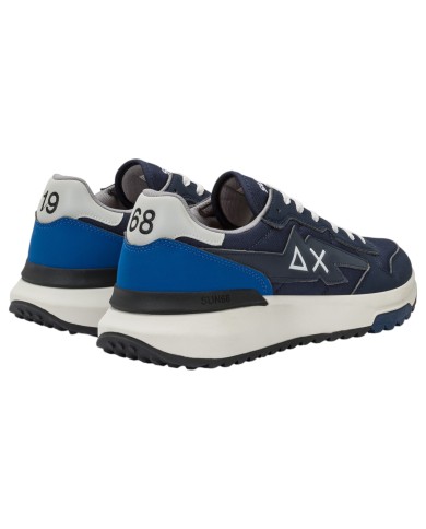 Sneakers Uomo Sun 68 Δ X Niki 2.0 Solid Leather Navy Blue