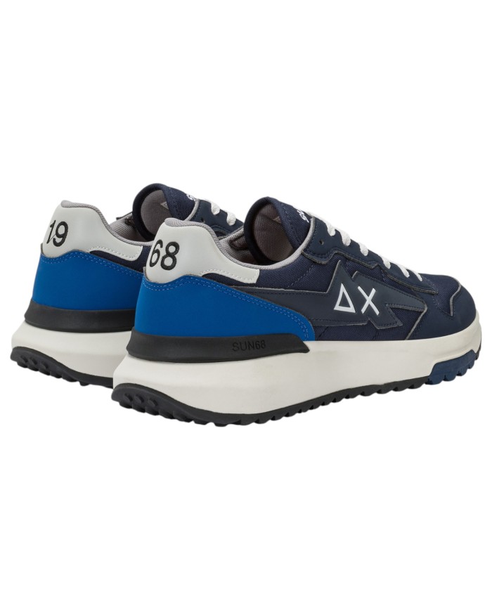 Sneakers Uomo Sun 68 Δ X Niki 2.0 Solid Leather Navy Blue