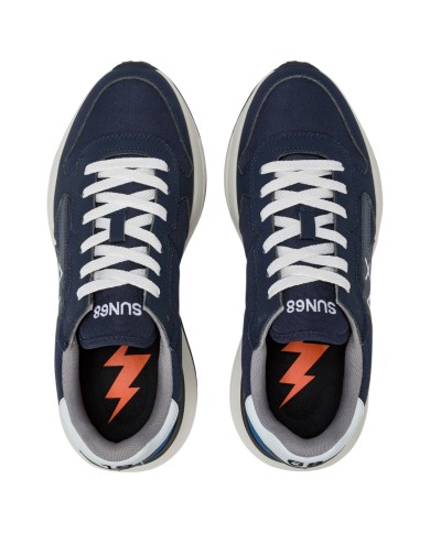 Sneakers Uomo Sun 68 Δ X Niki 2.0 Solid Leather Navy Blue