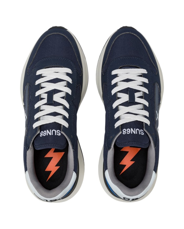 Sneakers Uomo Sun 68 Δ X Niki 2.0 Solid Leather Navy Blue