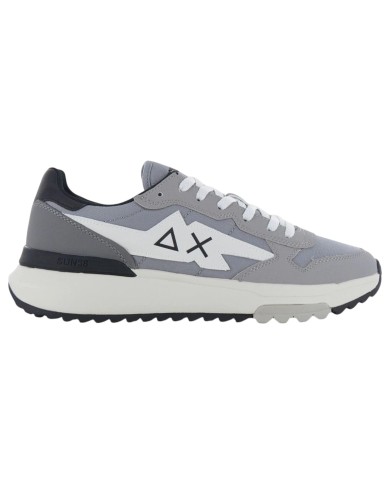 Sneakers Uomo Sun 68 Δ X Niki 2.0 Solid Leather Grigio Medio
