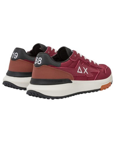 Sneakers Uomo Sun 68 Δ X Niki 2.0 Solid Leather Bordeaux