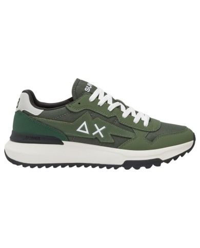 Sneakers Uomo Sun 68 Δ X Niki 2.0 Solid Leather Militare Scuro