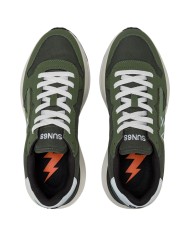 Sneakers Uomo Sun 68 Δ X Niki 2.0 Solid Leather Militare Scuro