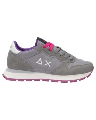 Sneakers Donna Sun 68 Δ X Ally Solid Mesh Suede Grigio Medio