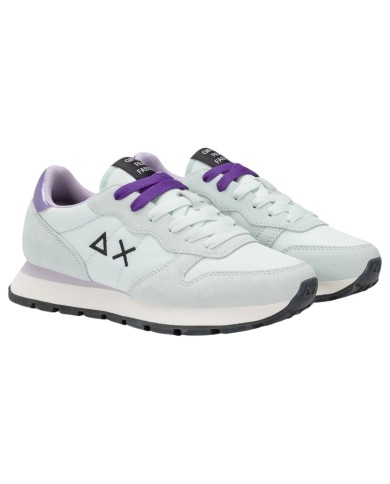 Sneakers Donna Sun 68 Δ X Ally Solid Mesh Suede Avorio