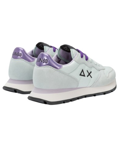 Sneakers Donna Sun 68 Δ X Ally Solid Mesh Suede Avorio