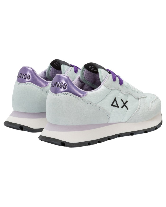 Sneakers Donna Sun 68 Δ X Ally Solid Mesh Suede Avorio