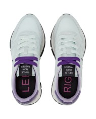 Sneakers Donna Sun 68 Δ X Ally Solid Mesh Suede Avorio