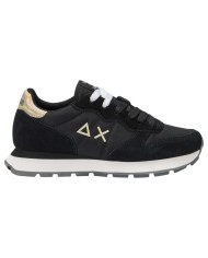 Sneakers Donna Sun 68 Δ X Ally Gold Silver Mesh Suede Nero