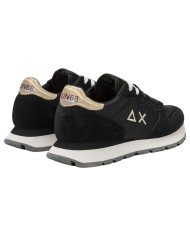 Sneakers Donna Sun 68 Δ X Ally Gold Silver Mesh Suede Nero