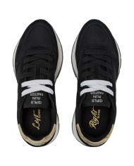 Sneakers Donna Sun 68 Δ X Ally Gold Silver Mesh Suede Nero