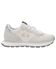 Sneakers Donna Sun 68 Δ X Ally Gold Silver Mesh Suede Bianco Panna