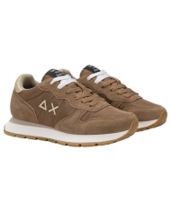 Sneakers Donna Sun 68 Δ X Ally Gold Silver Mesh Suede Volpe