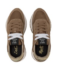 Sneakers Donna Sun 68 Δ X Ally Gold Silver Mesh Suede Volpe