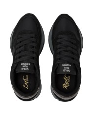 Sneakers Donna Sun 68 Δ X Ally Gold Silver Mesh Suede Nero Grigio Medio