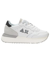 Sneakers Donna Sun 68 Δ X Big Ally Leather Bianco Panna