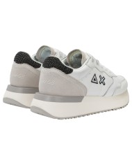 Sneakers Donna Sun 68 Δ X Big Ally Leather Bianco Panna