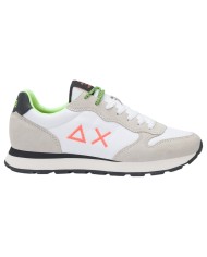 Sneakers Uomo Sun 68 Δ X Tom Fluo Mesh Suede White Multicolor
