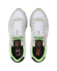 Sneakers Uomo Sun 68 Δ X Tom Fluo Mesh Suede White Multicolor