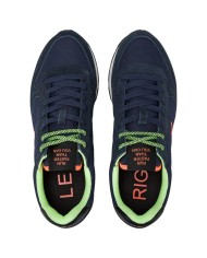 Sneakers Uomo Sun 68 Δ X Tom Fluo Mesh Suede Navy Blue Multicolor