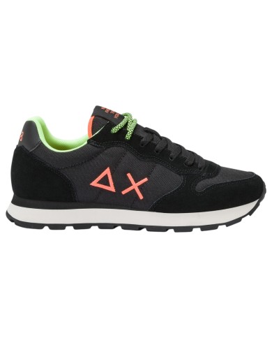 Sneakers Uomo Sun 68 Δ X Tom Fluo Mesh Suede Nero Multicolor
