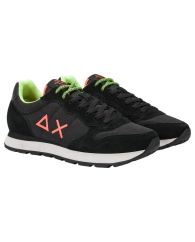 Sneakers Uomo Sun 68 Δ X Tom Fluo Mesh Suede Nero Multicolor