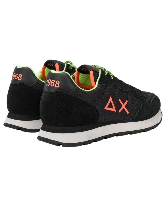 Sneakers Uomo Sun 68 Δ X Tom Fluo Mesh Suede Nero Multicolor