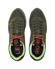 Sneakers Uomo Sun 68 Δ X Tom Fluo Mesh Suede Militare Scuro Multicolor