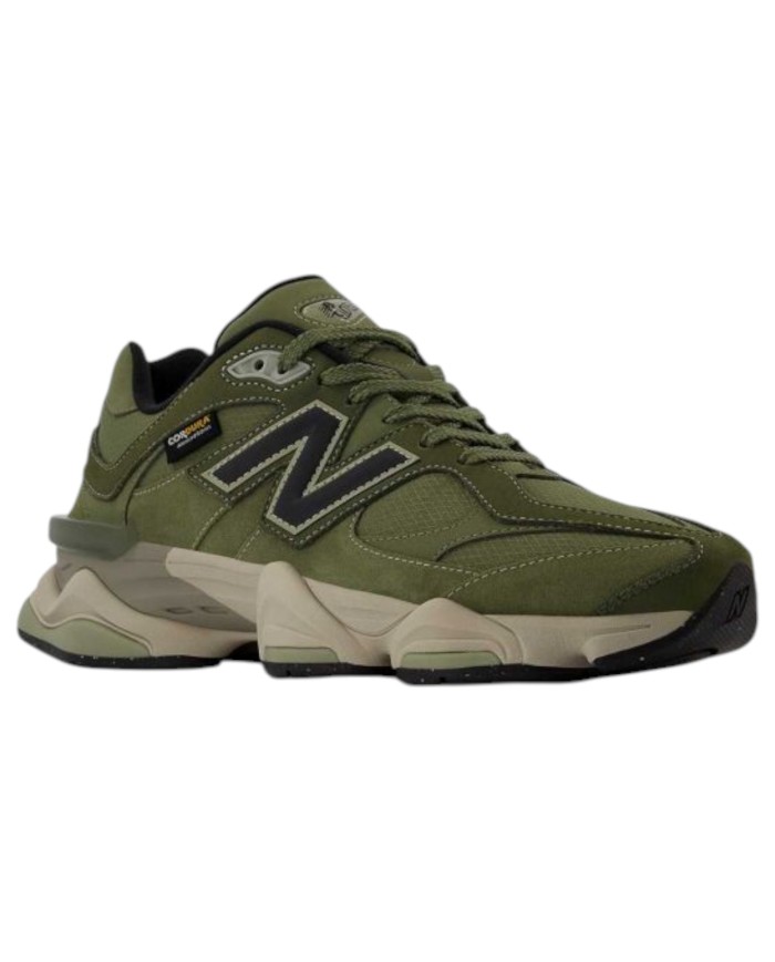 Sneakers Uomo New Balance 9060 Cordura Mesh Suede Green