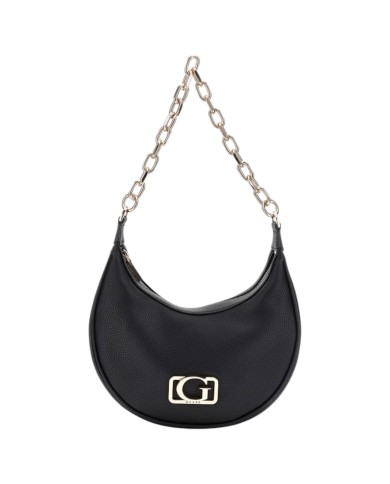 Borsa A Spalla Donna Guess Hobo Circe Leather Black