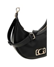 Borsa A Spalla Donna Guess Hobo Circe Leather Black